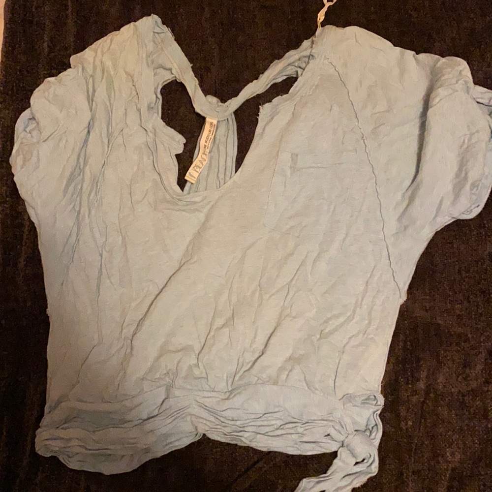 Free people beach top in blue